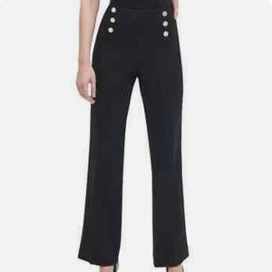 Calvin Klein Wide Leg Sailor Trouser Pants Size 12